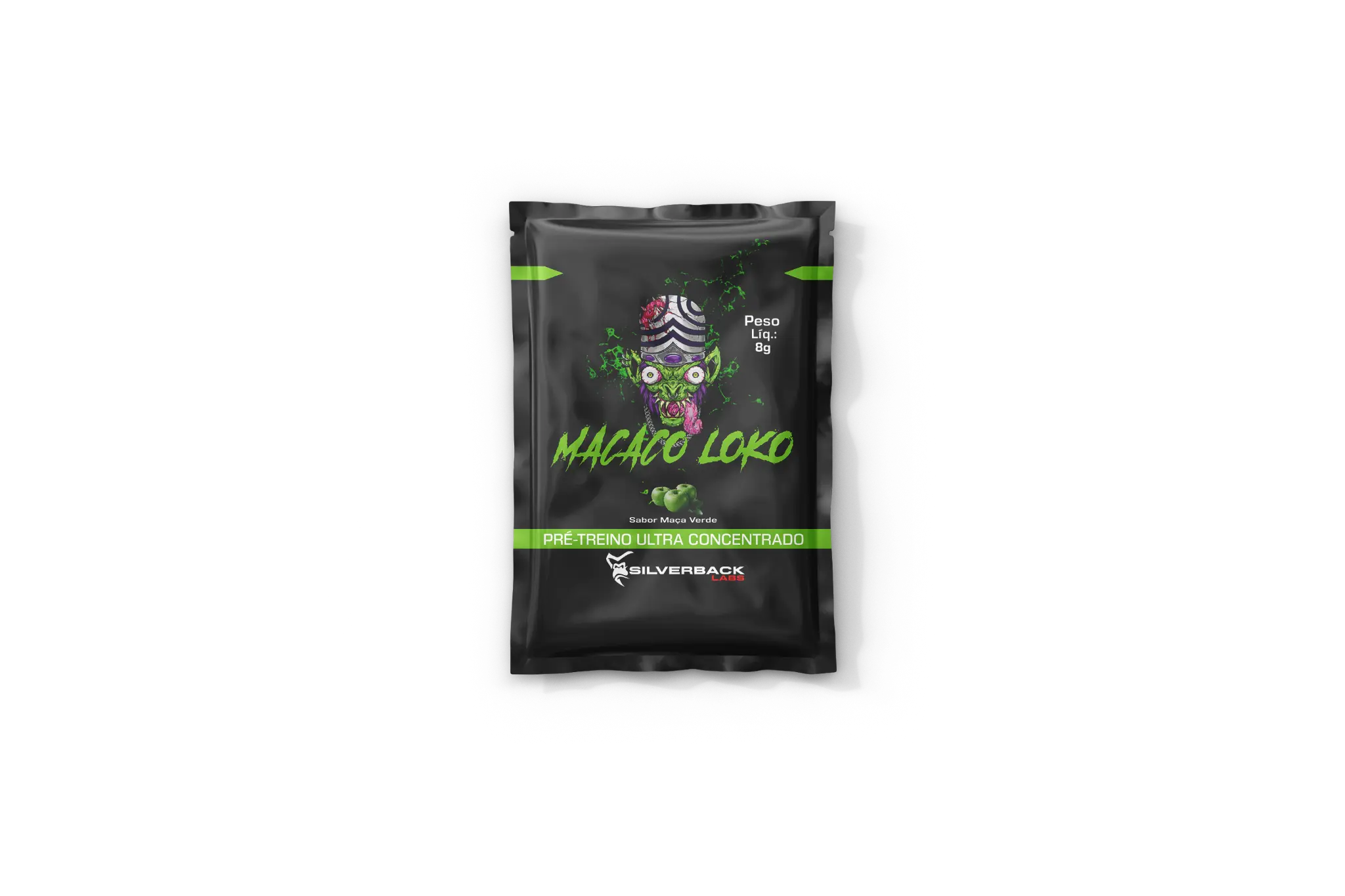 Pré-Treino Macaco Loko - 240g (30 Sachês)